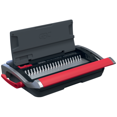 ENCUADERNADORA CANUTILLO CB15 COLOR NEGRO PLATEADO GBC 4410061