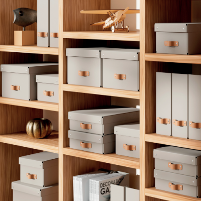 PACK 2 CAJAS DE ALMACENAMIENTO CARToN PEQUENA COLOR BEIGE LEITZ 61470012