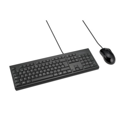 CONJUNTO DE RAToN Y TECLADO MODELO KM100 EQ CON CABLE COLOR NEGRO KENSINGTON K75452ES