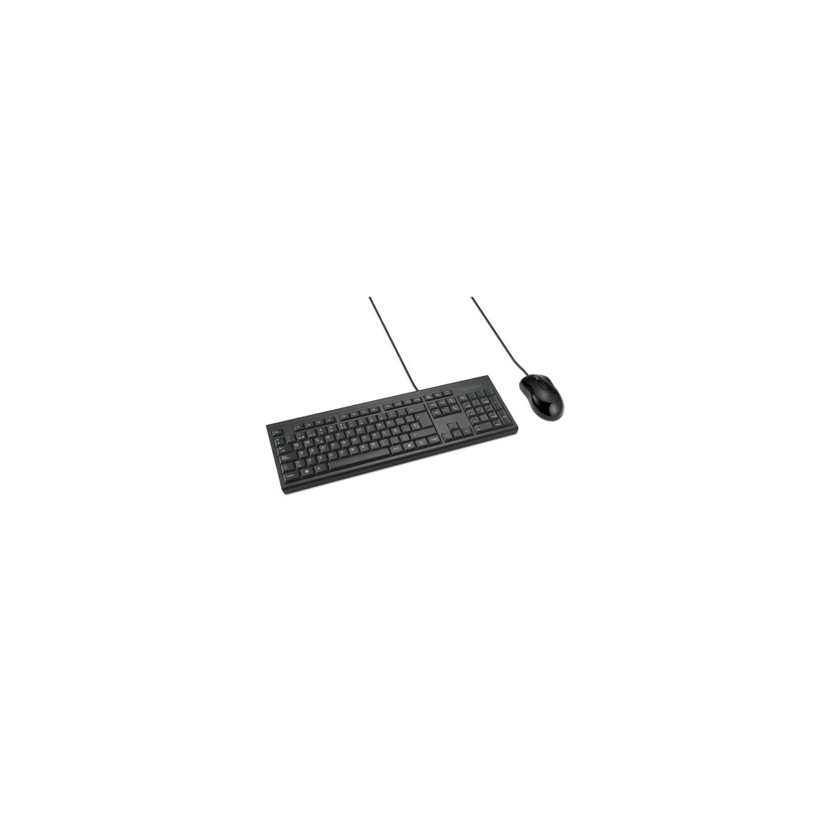 CONJUNTO DE RAToN Y TECLADO MODELO KM100 EQ CON CABLE COLOR NEGRO KENSINGTON K75452ES