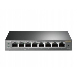 TP LINK TL SG108PE No administrado Gigabit Ethernet 10 100 1000 Energia sobre Ethernet PoE Negro