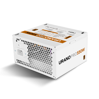 NOX Urano PRO White 550W Bronze unidad de fuente de alimentacion ATX Blanco
