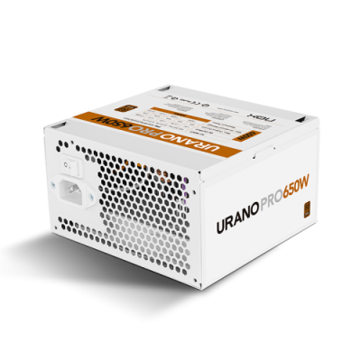 NOX Urano PRO White 650W Bronze unidad de fuente de alimentacion ATX Blanco