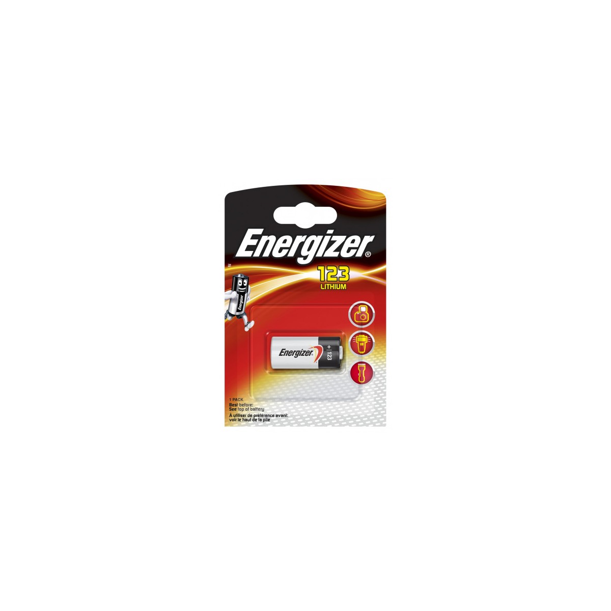 BLISTER 1 PILA ESPECIAL LITHIUM PHOTO EL123 ENERGIZER E300777601