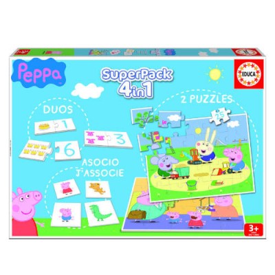 JUEGO EDUCA SUPERPACK PEPPA PIG 3 ANOS EDUCA BORRAS 16229