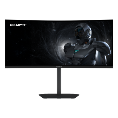GIGABYTE GS34WQCA Monitor Gaming Curvo 34 WQHD 3440 x 1440 1500R 120Hz 1ms 300 cd m FreeSync Premium HDR Ready HDMI 20 DisplayP