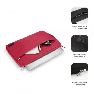 SUBBLIM URBAN LAPTOP SLEEVE 156 RED