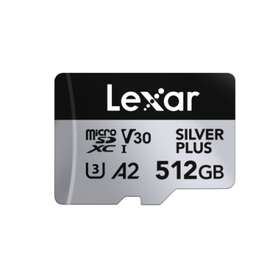 Lexar Professional SILVER PLUS 512 GB MicroSDXC UHS I