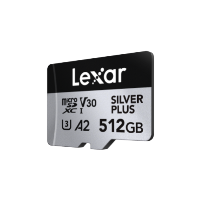 Lexar Professional SILVER PLUS 512 GB MicroSDXC UHS I