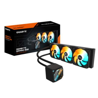 GIGABYTE GAMING 360 Refrigeracion Liquida para CPU 3x120 mm Ventiladores ARGB Mecanismo de enclavamiento deslizante DAISY CHAIN