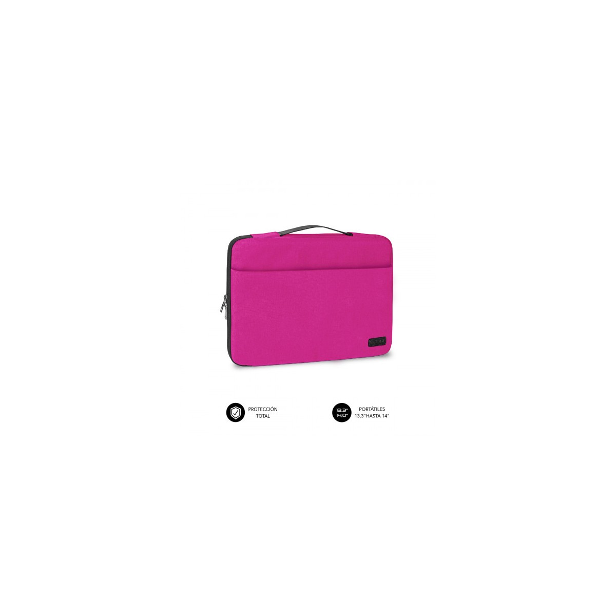 SUBBLIM Funda Ordenador Elegant Laptop Sleeve 133 14 Pink