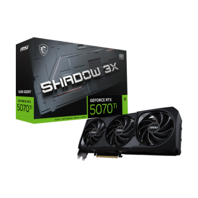 MSI GeForce RTX 5070 Ti 16G SHADOW 3X OC NVIDIA 16 GB GDDR7