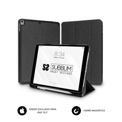 SUBBLIM FUNDA TABLET IPAD 102 9 8 7 Gen BLACK