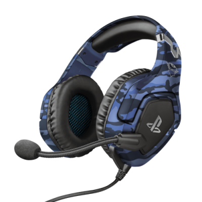 Trust GXT 488 Forze PS4 Auriculares Diadema Conector de 35 mm Negro Azul