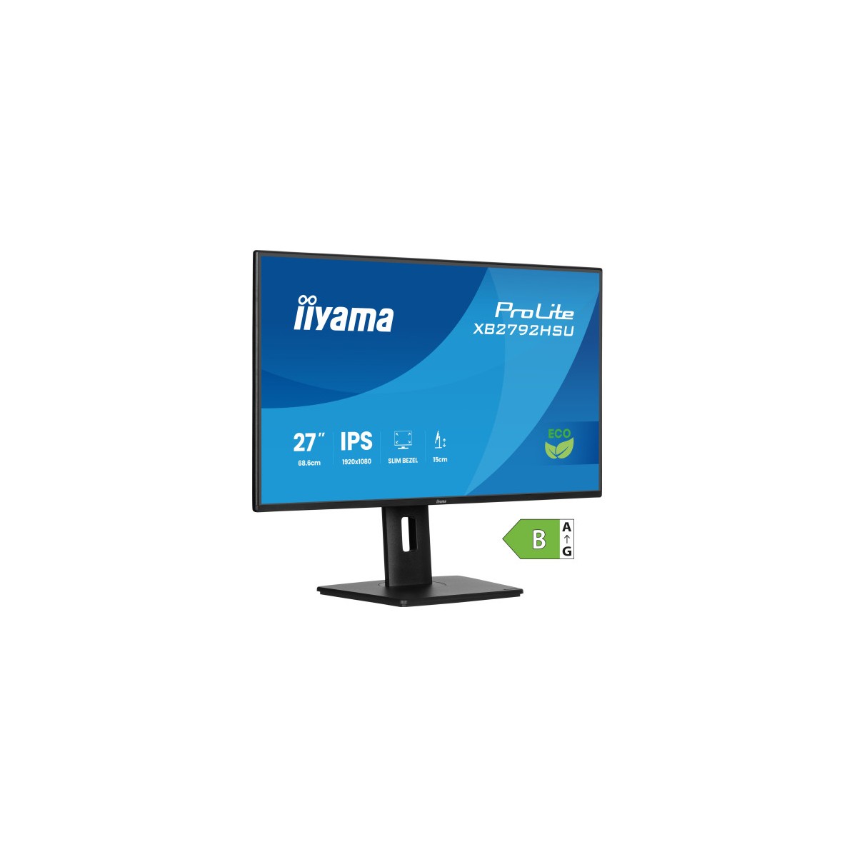 MONITOR IIYAMA PROLITE XB2792HSU B1 686 CM 27 1080 X 1920 PIXELES QUAD HD LED 3 MS NEGRO