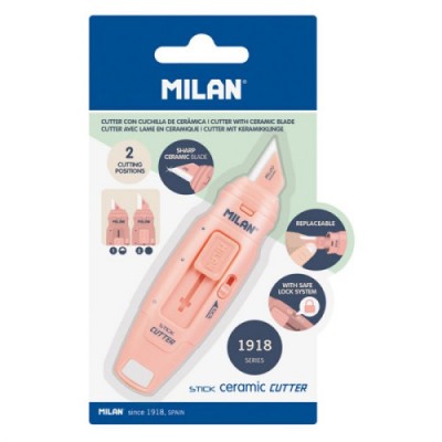 EXPOSITOR 8 BLiSTERS CuTER HOJA CERaMICA STICK SERIE 1918 ROSA MILAN 6010108P