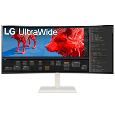 MONITOR LG 38 PULGADAS 38BR85QC W 965 CM 3840 X 1600 PIXELES ULTRAWIDE QUAD HD LCD 1 MS BLANCO