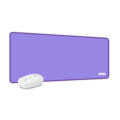 SUBBLIM Alfombrilla con Raton Harmony Pack Mousepad XL Wireless Mouse Purple