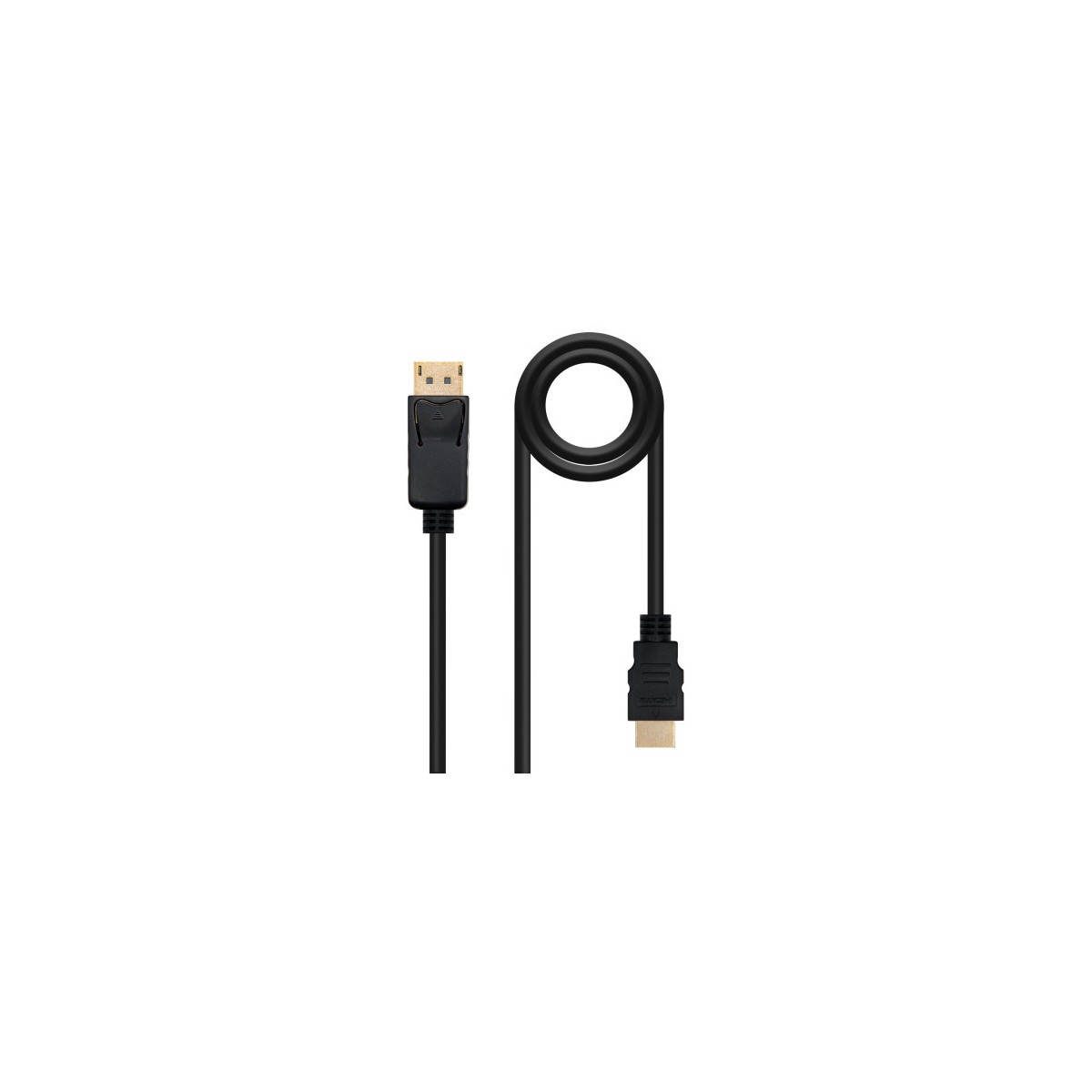 Nanocable Cable conversor DISPLAYPORT a HDMI DP M HDMI M Negro 30 M