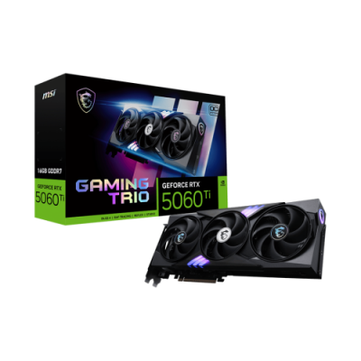 MSI GAMING GeForce RTX 5060 TI 16G TRIO OC NVIDIA 16 GB GDDR7