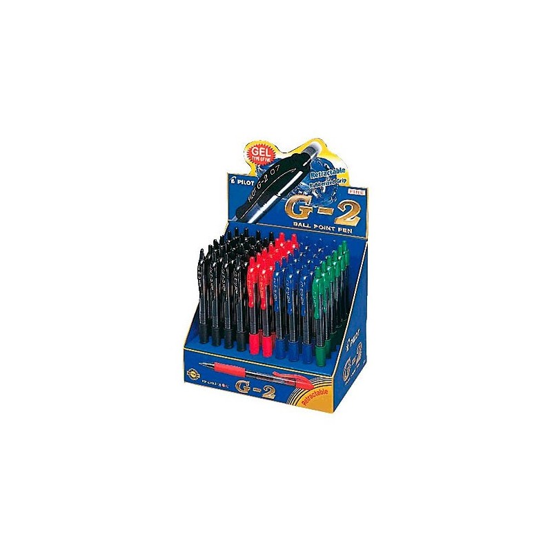 EXPOSITOR 60 BOLIGRAFOS G 2 PILOT BL G2 7 60DPK