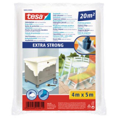 LONA PROTECTORA PLASTICO 20M2 EXTRA FUERTE TESA 56652 00002 01