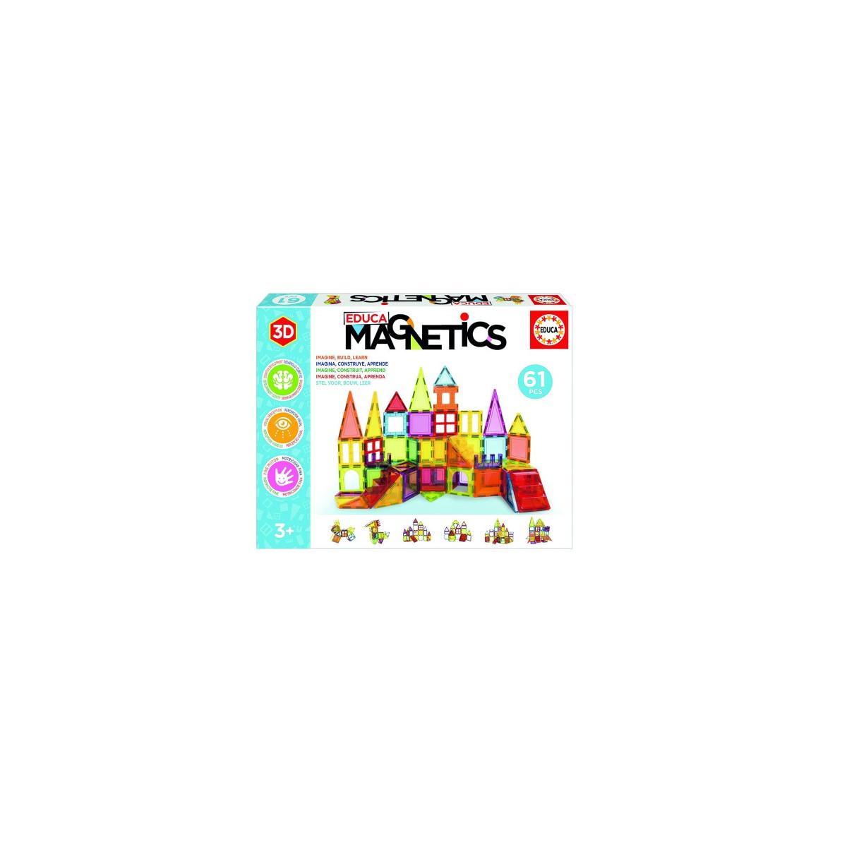 JUEGO MAGNETICS 61 PCS 20024 EDUCA 20024