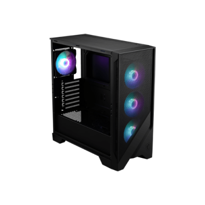 MSI MAG FORGE 320R AIRFLOW carcasa de ordenador Micro Torre Negro Transparente