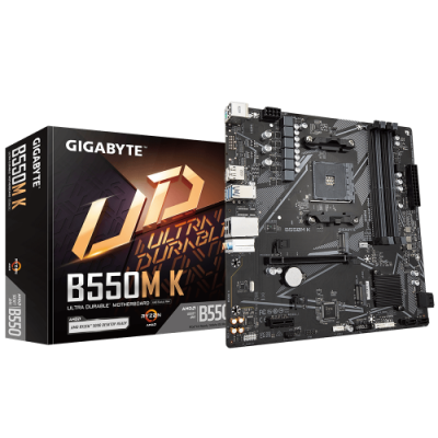 Gigabyte B550M K 10 placa base AMD B550 Zocalo AM4 micro ATX