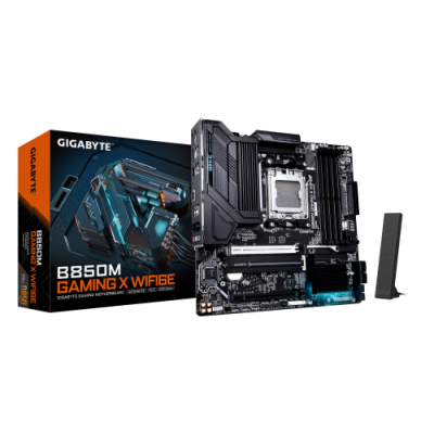 GIGABYTE B850M GAMING X WIFI6E Placa Base Procesadores AMD Ryzen Serie 9000 VRM Digital 1022 fases hasta 8200MHz DDR5 OC 1xPCIe