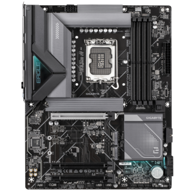 GIGABYTE B860 EAGLE WIFI6E Placa base CPUs Intel Core Ultra VRM de 12121 fases hasta 9066MHz DDR5 1xPCIe 50 2xPCIe 40 M2 LAN 25