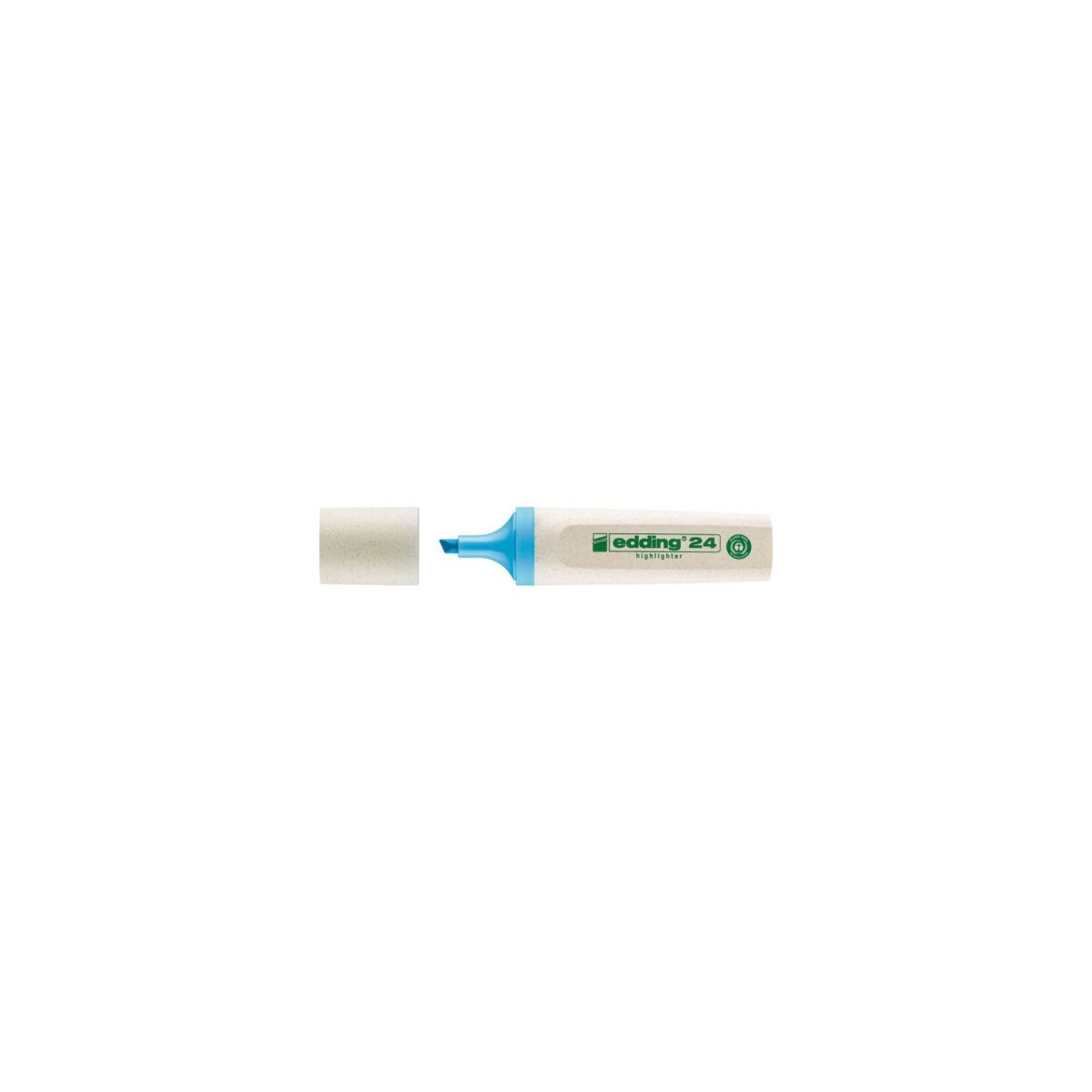 MARCADOR FLUORESCENTE ECOLINE 24 COLOR AZUL CLARO EDDING 24 010