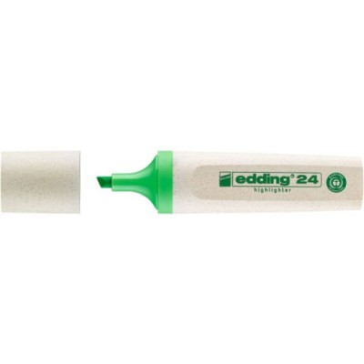 MARCADOR FLUORESCENTE ECOLINE 24 COLOR VERDE CLARO EDDING 24 011