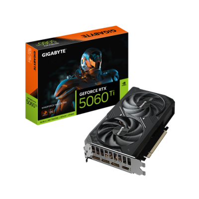 GIGABYTE GeForce RTX 5060 Ti WINDFORCE MAX OC 16G Tarjeta Grafica 16 GB GDDR7 128 bits PCI E 50 2587 MHz Frecuencia del nucleo 