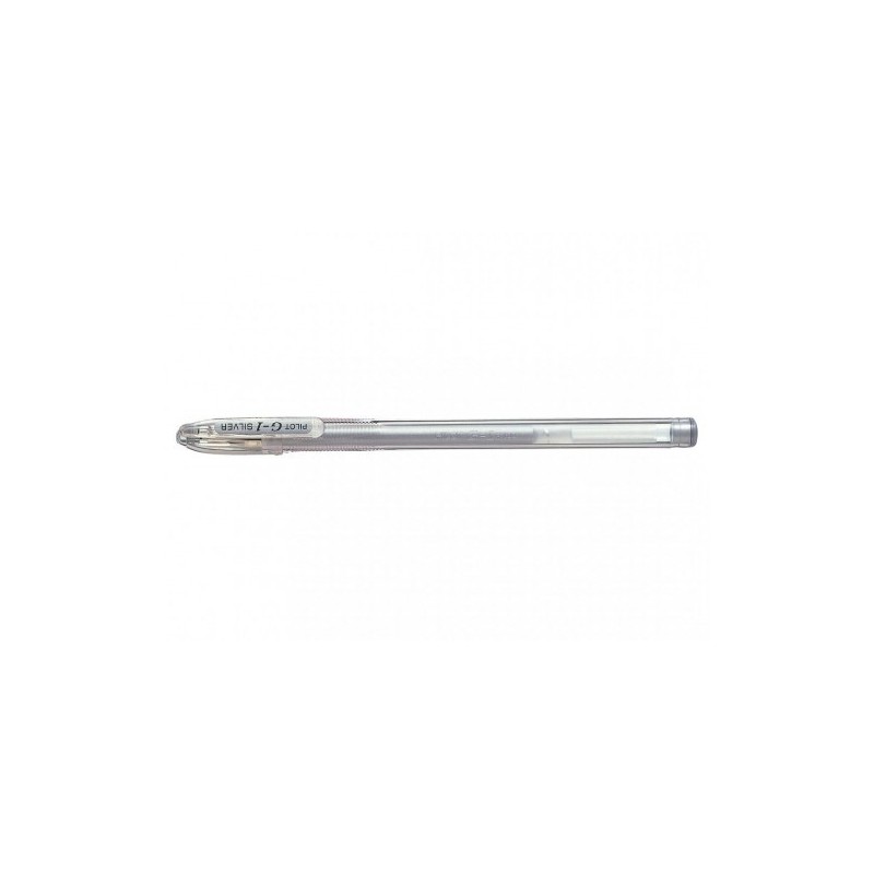 BOLIGRAFO ROLLER GEL G 1 07MM PLATA PILOT BL G1 7T S