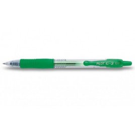 BOLIGRAFO ROLLER GEL RETRACG 2 VERDE PILOT BL G2 7 G