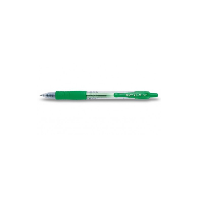 BOLIGRAFO ROLLER GEL RETRACG 2 VERDE PILOT BL G2 7 G