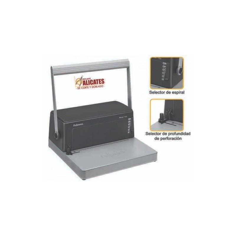 ENCUADERNADORA METAL 100 FELLOWES 0030102