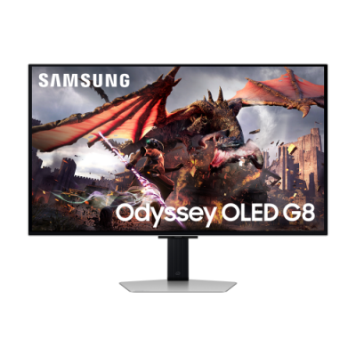 Samsung G80SD pantalla para PC 813 cm 32 3840 x 2160 Pixeles 4K Ultra HD OLED Plata