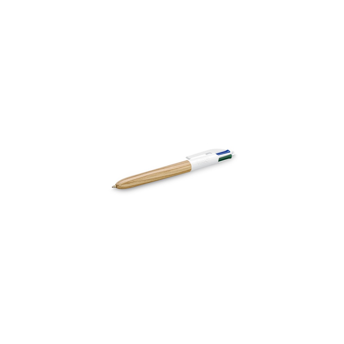 BOLiGRAFO 4 COLORES WOOD BIC 508964