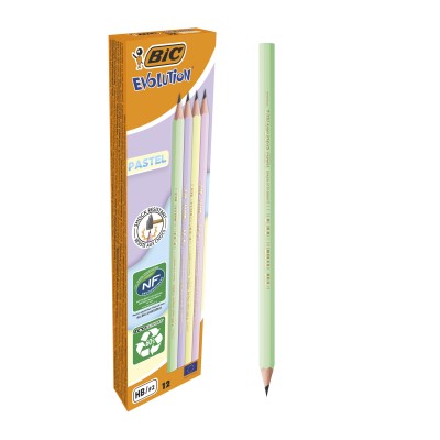 LAPIZ GRAFITO HB PASTEL BIC 518307