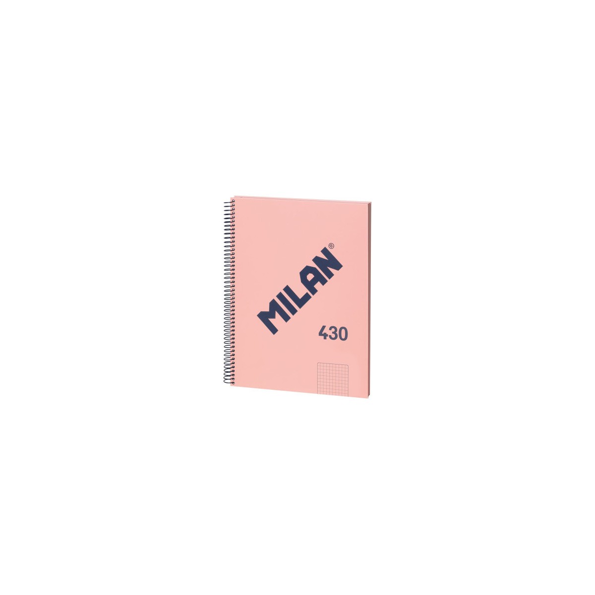 LIBRETA CON ESPIRAL PAPEL CUADRICULADO 80 HOJAS A4 SERIE 1918 ROSA MILAN 57143E80P