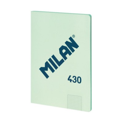 LIBRETA ENCOLADA PAPEL CUADRICULADO 48 HOJAS A4 SERIE 1918 VERDE MILAN 57243G48GR