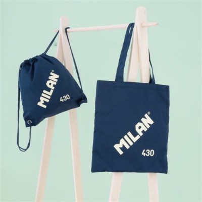 BOLSA TOTE BAG SERIE 1918 AZUL MARINO MILAN 62101SNCB