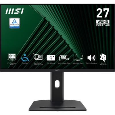 MSI Pro MP275QPG pantalla para PC 686 cm 27 2560 x 1440 Pixeles Wide Quad HD LCD Negro