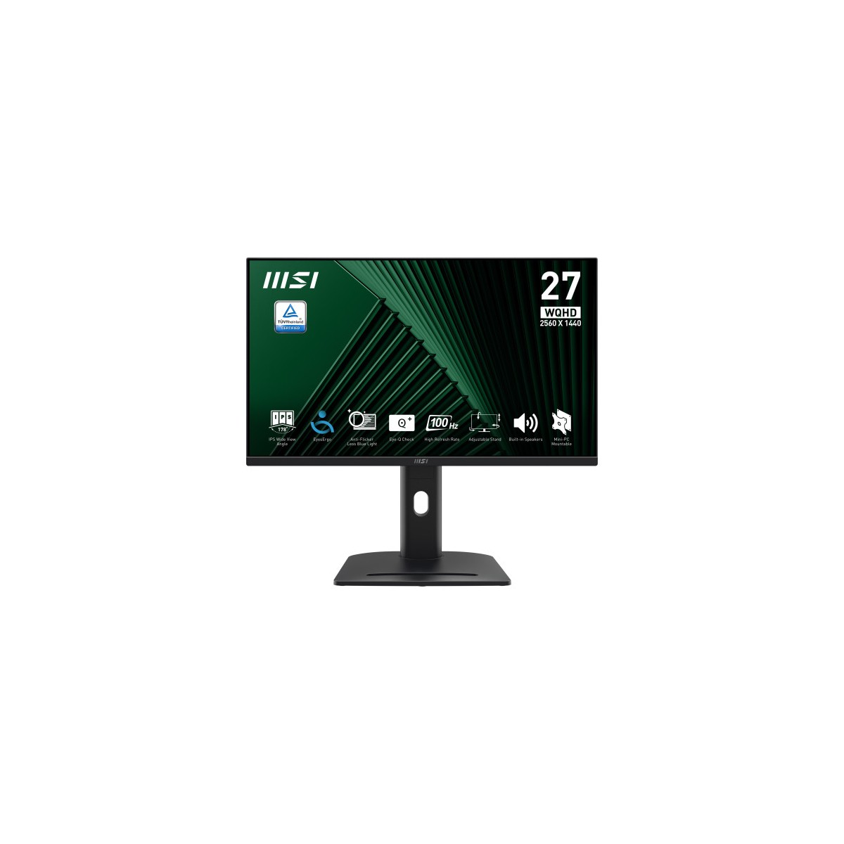MSI Pro MP275QPG pantalla para PC 686 cm 27 2560 x 1440 Pixeles Wide Quad HD LCD Negro