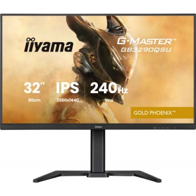 MONITOR IIYAMA 32 PULGADAS G MASTER GB3271QSU B1 FAST IPS QHD 165HZ 1MS FREESYNC USB A ALTAVOCES ALTURA AJUSTABLE