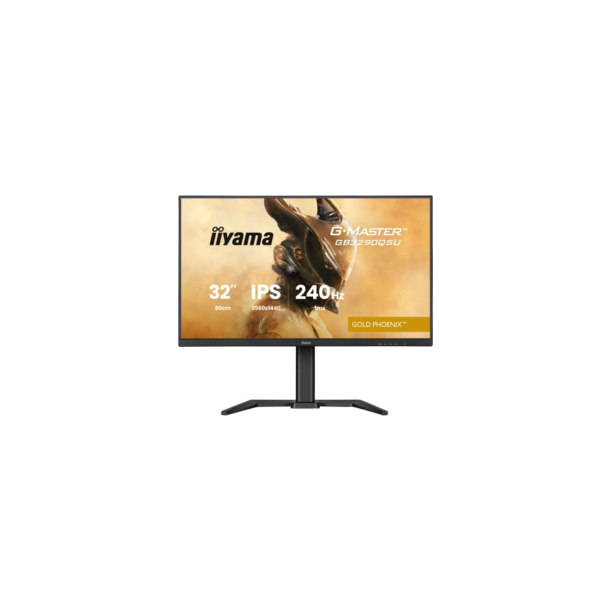 MONITOR IIYAMA 32 PULGADAS G MASTER GB3271QSU B1 FAST IPS QHD 165HZ 1MS FREESYNC USB A ALTAVOCES ALTURA AJUSTABLE