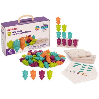 SET ECO MATH CONNECTABLE BEARS MINILAND 32149