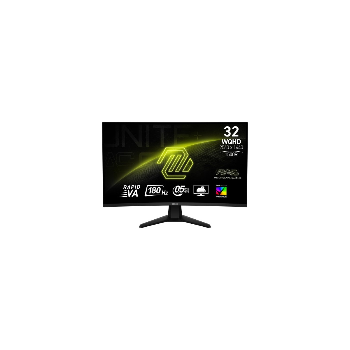 MSI MAG 32CQ6F pantalla para PC 80 cm 315 2560 x 1440 Pixeles Wide Quad HD Negro